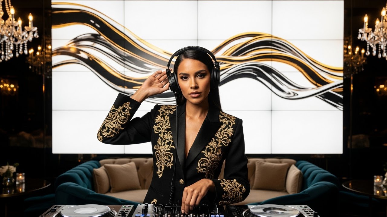 High-Fashion Deep House Live | Urban Neon Pulse Experience | Finest Soulful Beats for Focus