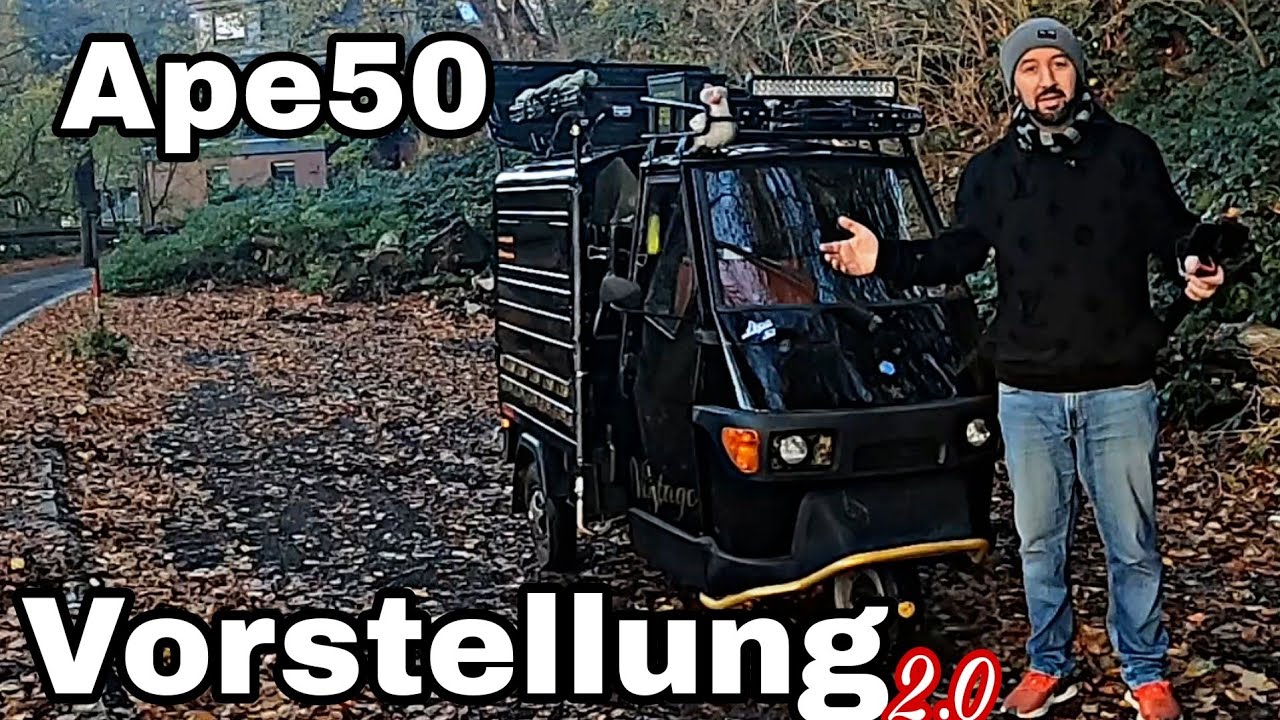 Meine Piaggio Ape50 Vorstellung 2.0 alles was geändert wurde