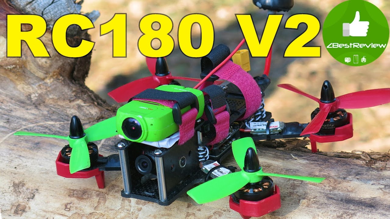 ✔ Быстрый FPV Квадрокоптер RC180 V2 Полеты! Banggood