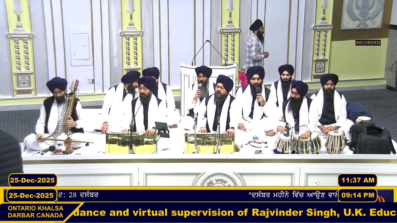 Live From Gurudwara Ontario Khalsa Darbar