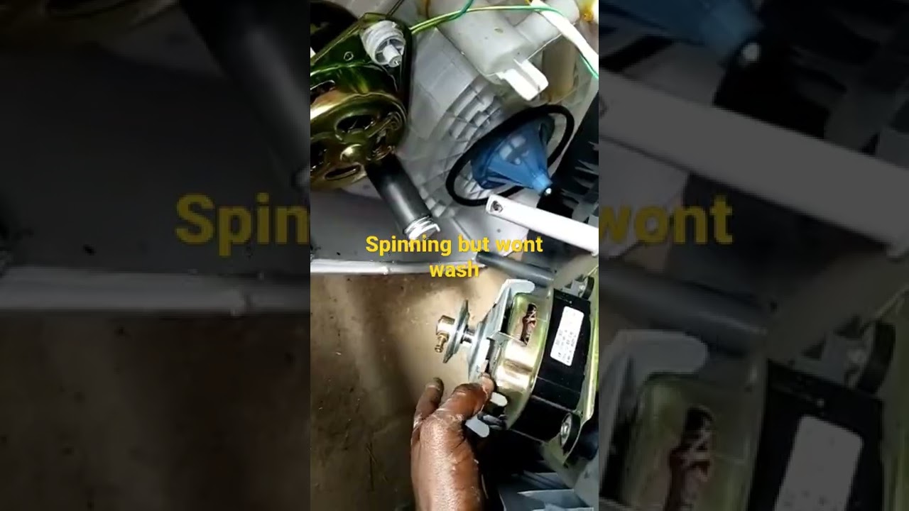 Topload washing machine pulsator won't rotate but drum is spinning