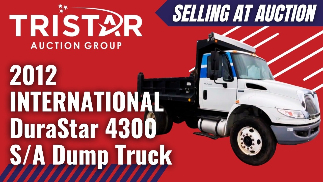 2012 INTERNATIONAL DuraStar 4300 S/A Dump Truck (6381) - Selling at auction
