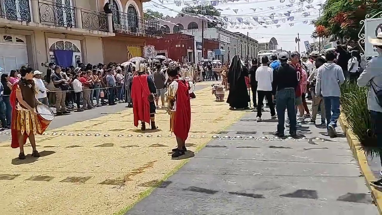 Viacrucis de semana santa Indaparapeo 2025