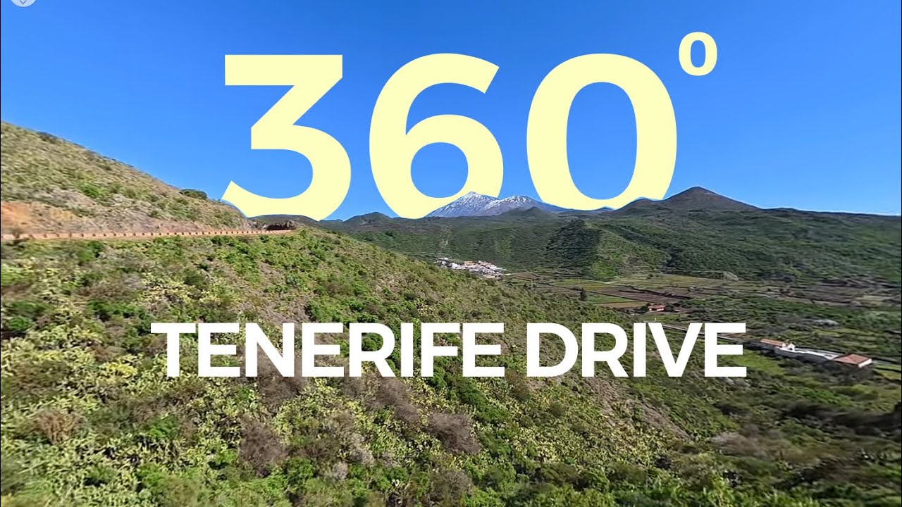10 Min of Pure Heaven: 8K 360° Teno mountains, Tenerife, Canary Islands