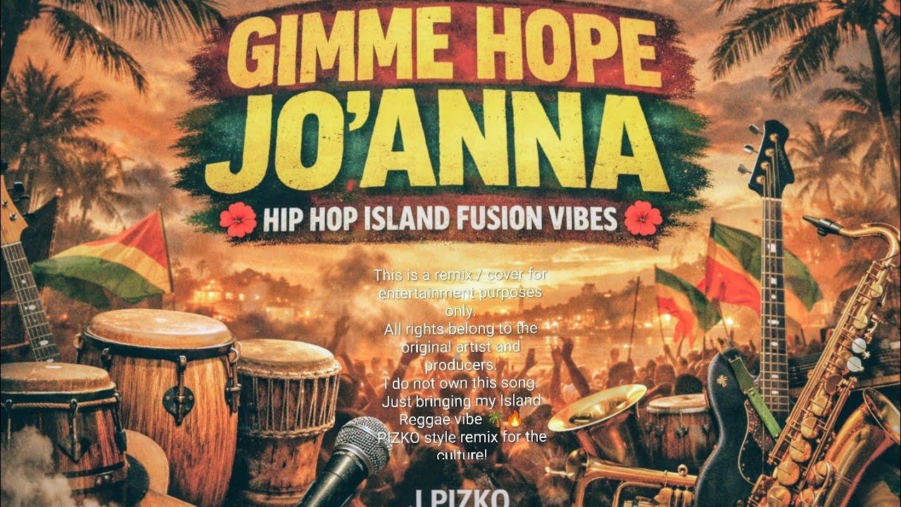 GIMME HOPE JO'ANNA - HIP HOP ISLAND FUSION VIBES 🌺🌺 AI GENERATED COVER (entertainment purposes only)
