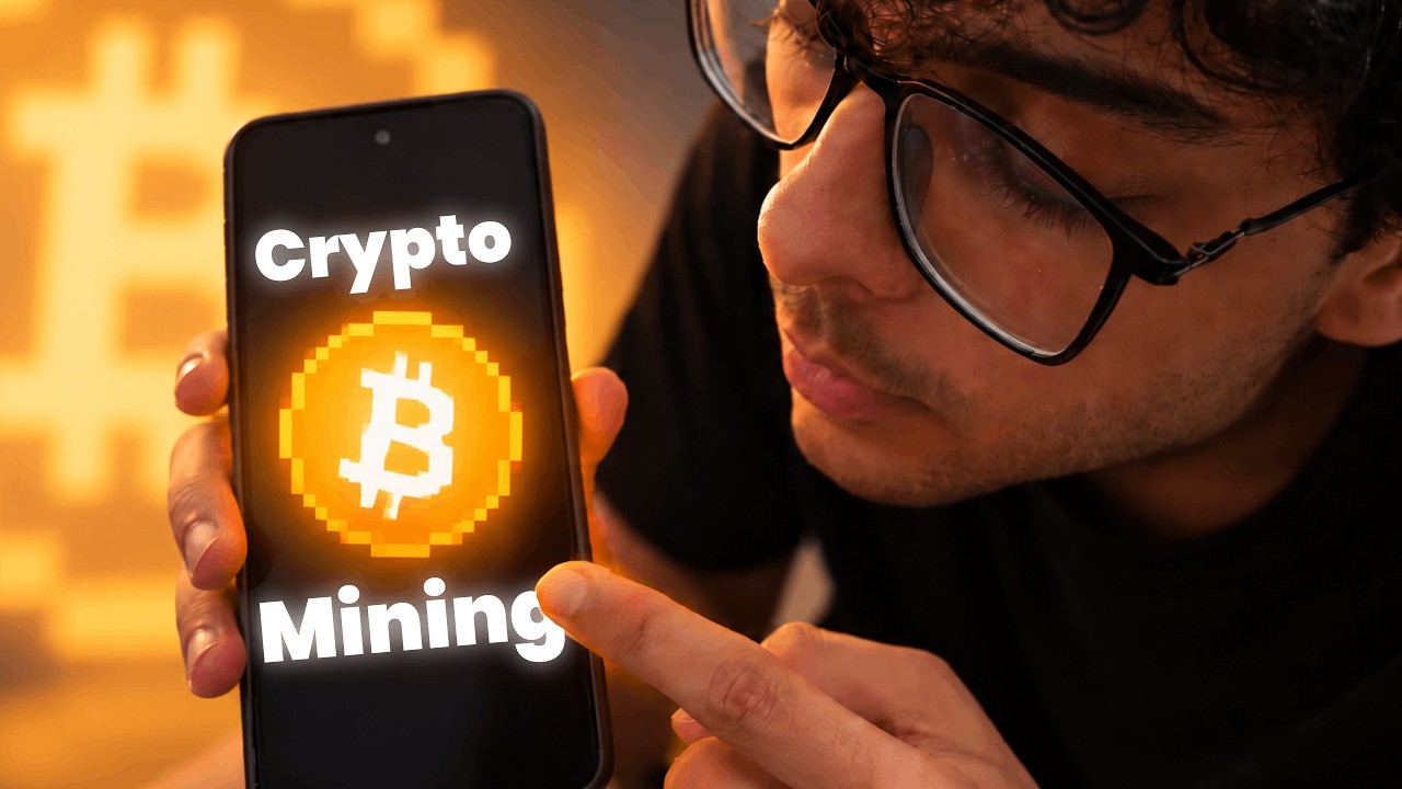 MINING CRYPTO WITH MY OLD PHONE