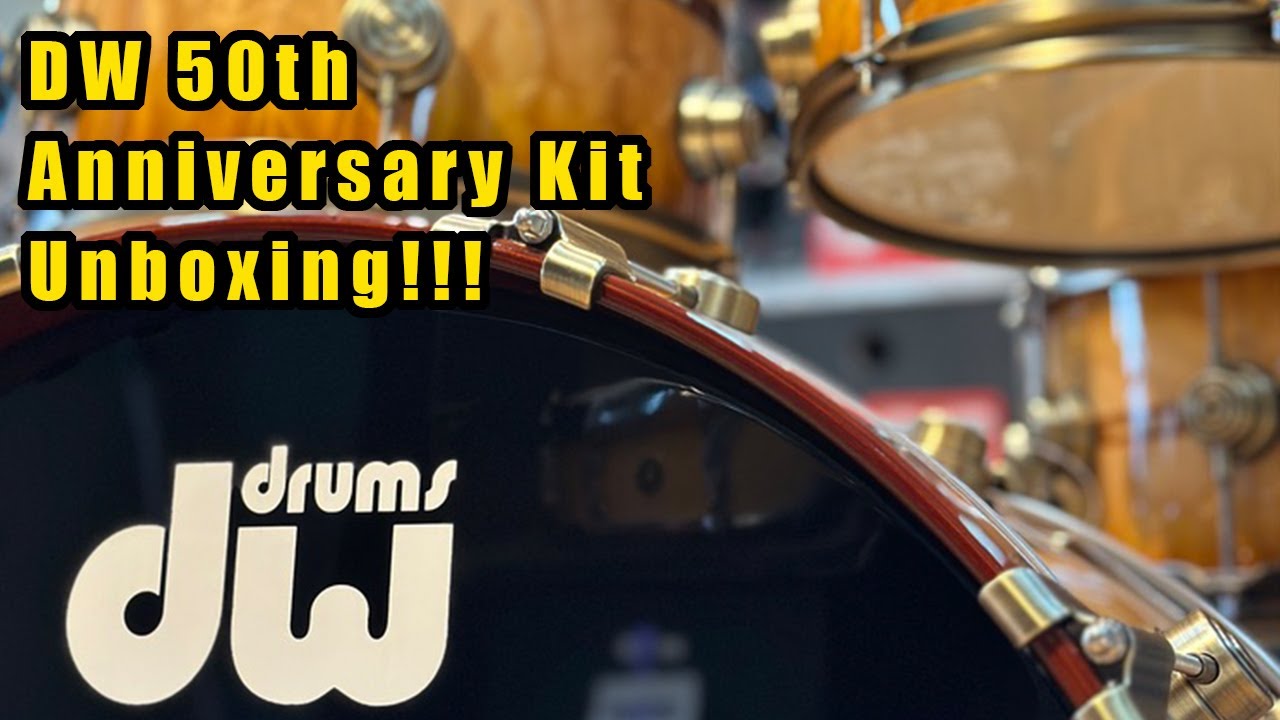 DW 50th Anniversary Kit Unboxing