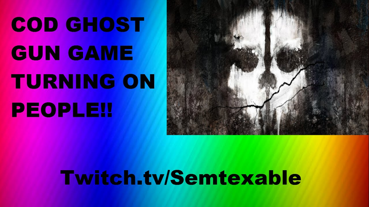 Call Of Duty Ghost on the ps4 GUN GAME!