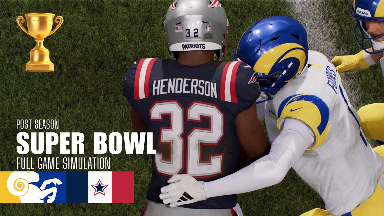 Rams vs. Patriots | 2025 Season Super Bowl | Madden NFL 26 Simulation