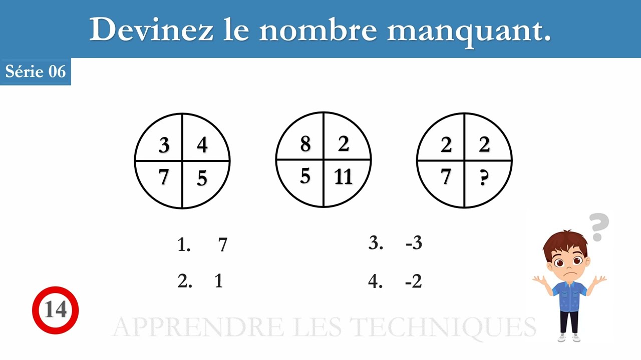 Test psychotechnique : Test de logique : exercices corrigés N°06