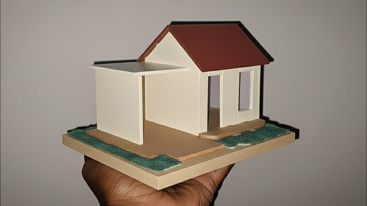How to Make a Realistic Tiny House Model. #miniature 