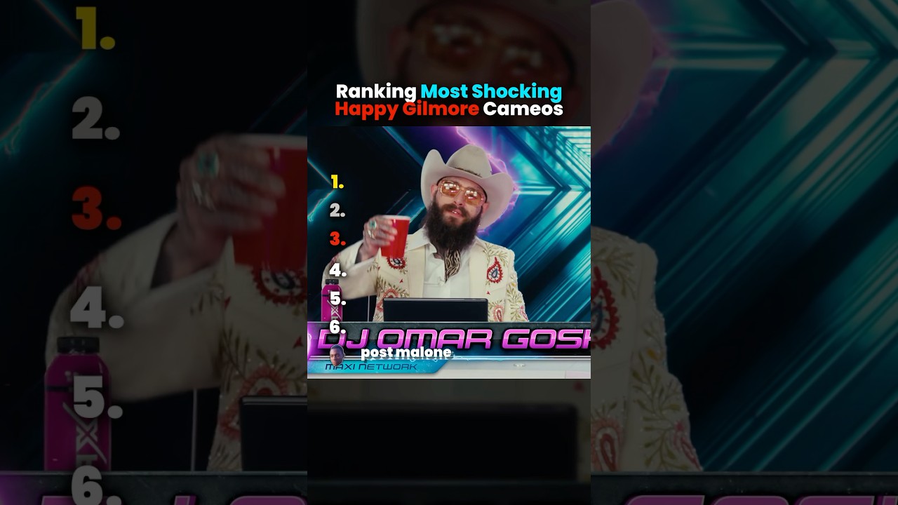 Most Shocking Happy Gilmore 2 Celebrity Cameos - Post Malone, Eminem, Bad Bunny, Adam Sandler