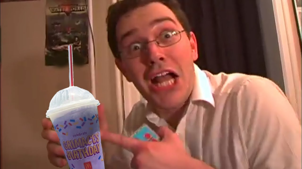 {AVGN YTP} The AVGN dies while trying the grimace shake- SuperBlakeFilms