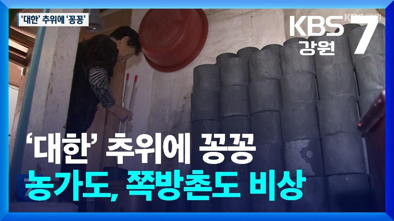 ‘대한’ 추위에 꽁꽁…농가도, 쪽방촌도 비상 / KBS  2026.01.20.