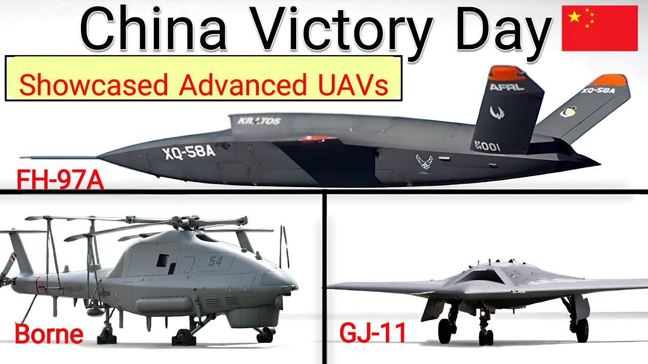 China Victory Day 2025: Showcased Advanced Stealth Drones 🇨🇳