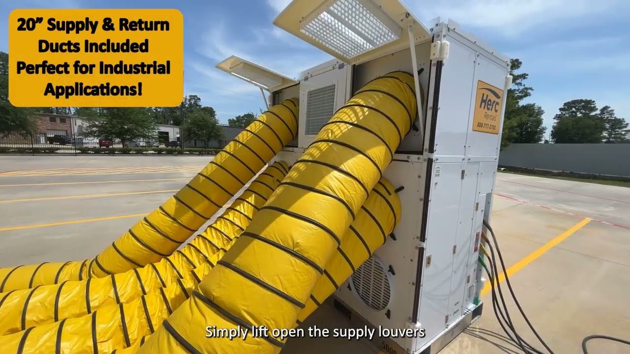 135-Ton Vertical Air Handler by Smart Family - Climate Control from Herc Rentals