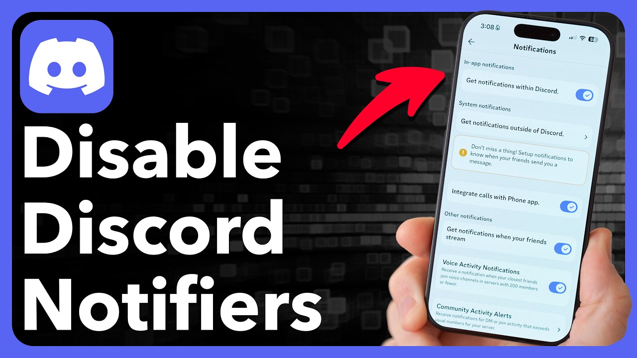 Как отключить уведомления в Discord Mobile