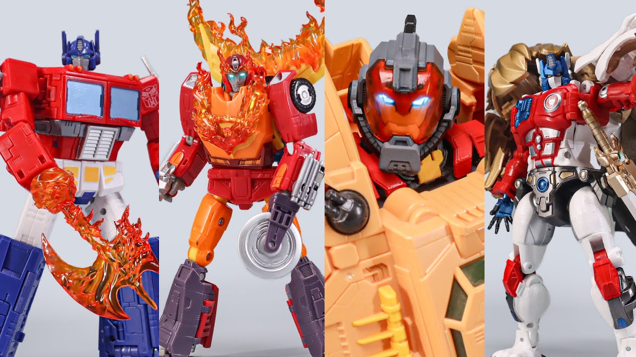 Mechanical Skull Studio update pack for Hasbro Hotrod/86 OP/Leo convoy/08 Omega Supreme stop motion.