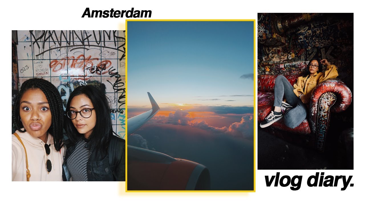AMSTERDAM VLOG DIARY FT. TASHA GREEN | itslinamar
