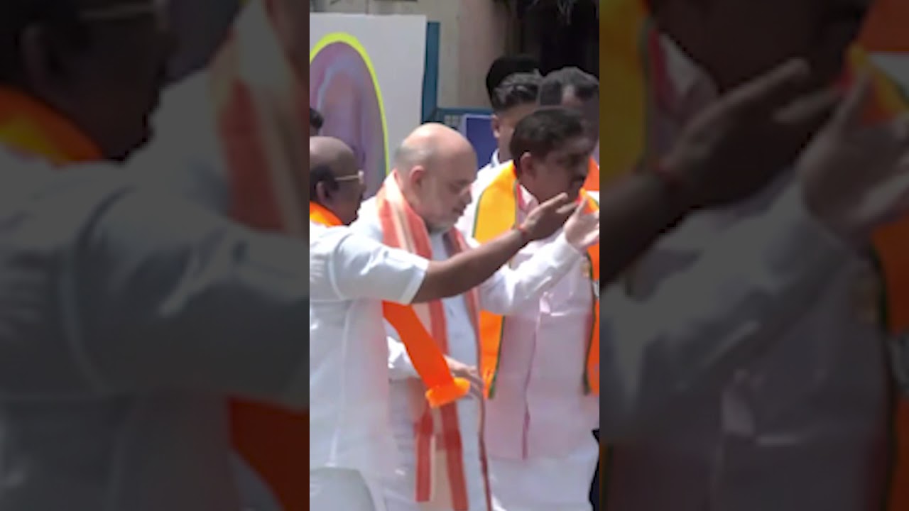 HM Amit Shah Kicks Off Election Campaign in Puducherry