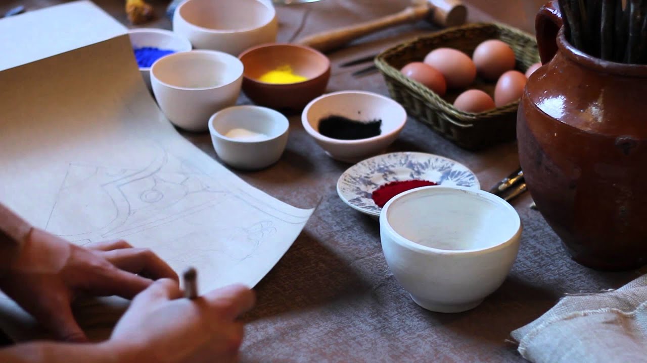 Técnica de la pintura al temple sobre madera