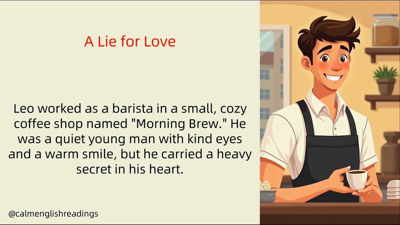 a lie for love | learn english through a heartwarmin |Calm English Readings