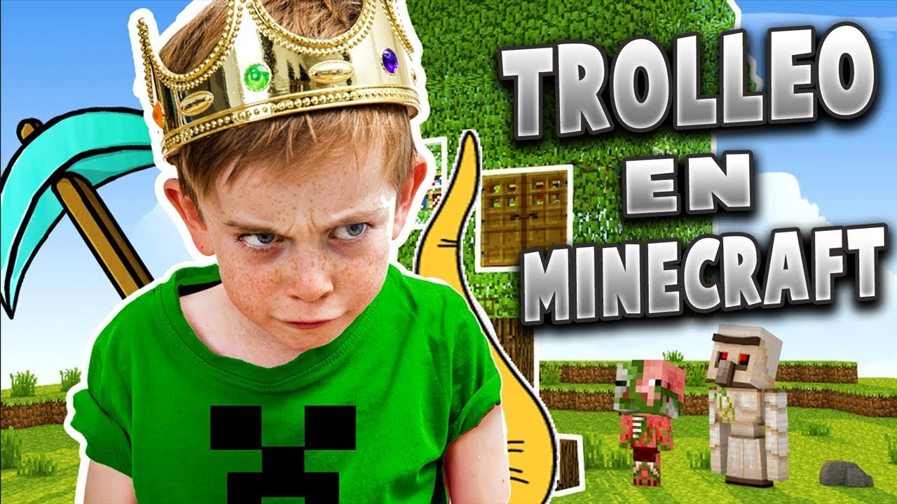 NI&Ntilde;O RATON me MUESTRA su casita de Minecraft 😂