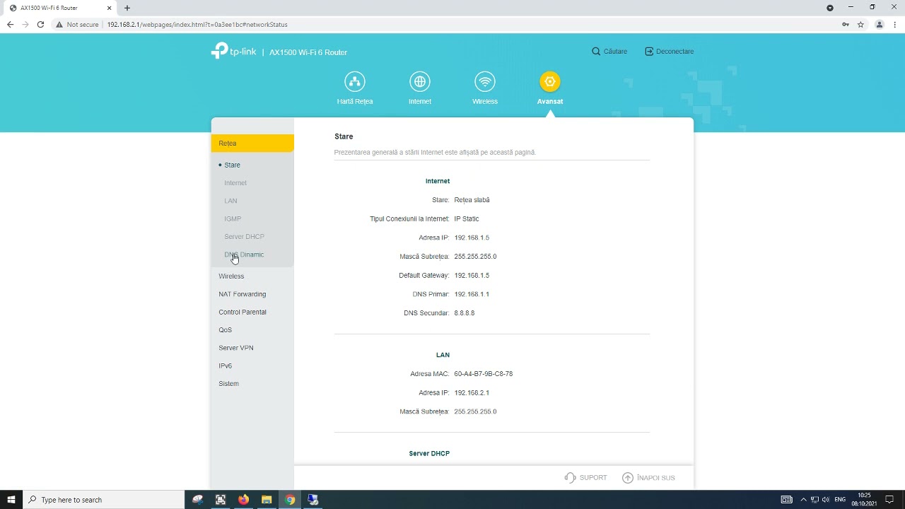 DHCP IP Reservation like a static IP  on a TP-Link Router