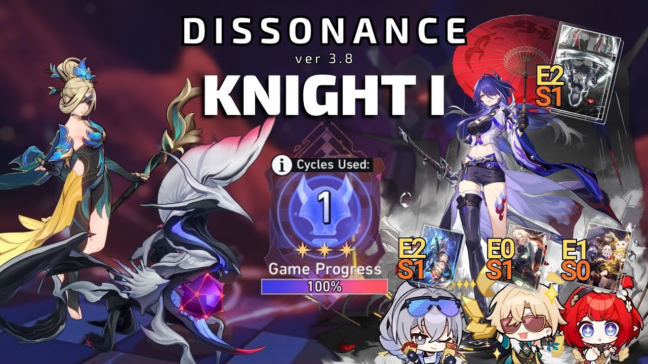 E2 Acheron can 1-Cycle Knight 1 of Anomaly Arbitration 3.8 [Honkai Star Rail]