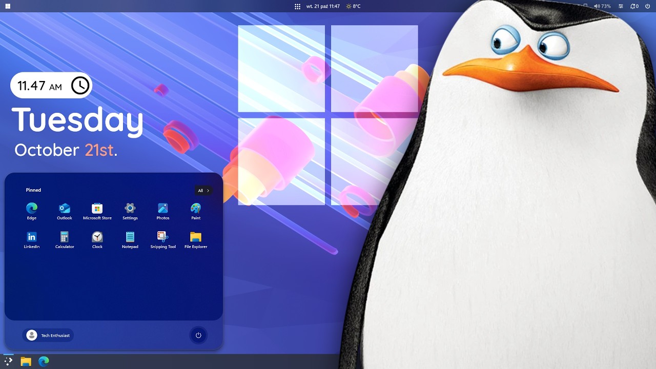 Windows 11 &mdash; это ужасно. Реальное решение для Linux.