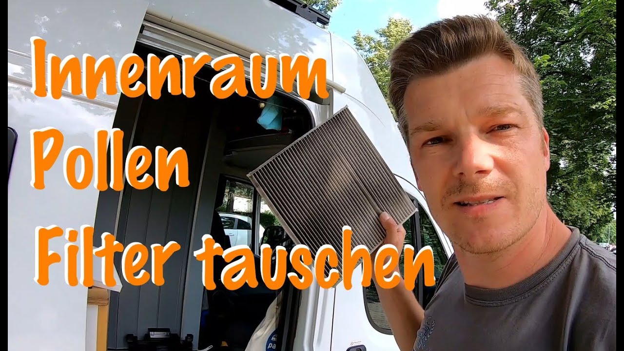 🌾 Pollenfilter tauschen | Ducato Wohnmobil Innenraumfilter 🚐 Innenraumfilter | Klimaanlagenreiniger