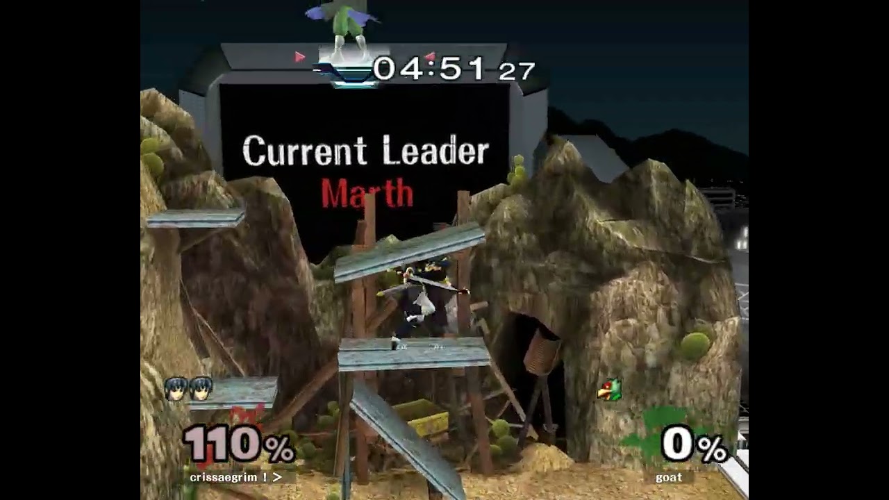 1921 crissaegrim ! ,．．, ⟮Marth⟯ vs goat ⟮Falco⟯ – WQF Cheba Hut Get Squashed @ the Hut