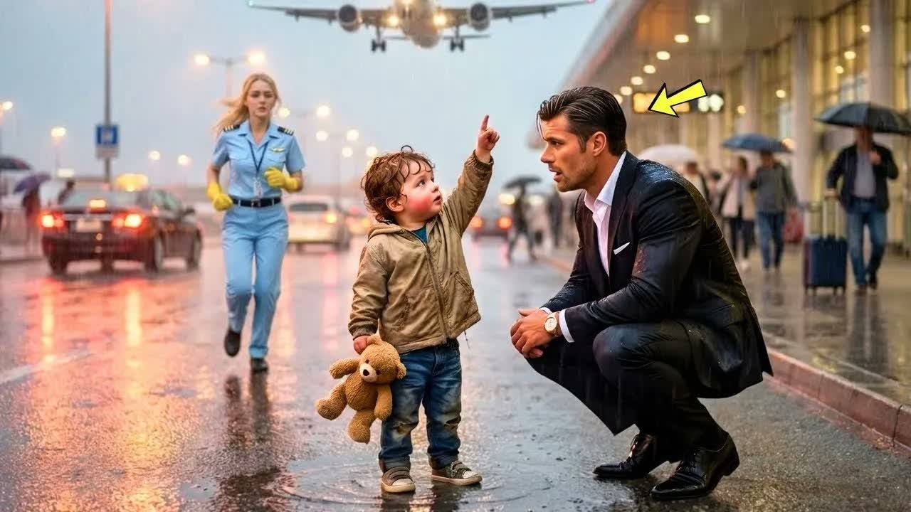 Mein Papa ist im Himmel…Hilfst du uns heim？“ – sagte der kleine Junge zum einsamen CEO am Flughafen