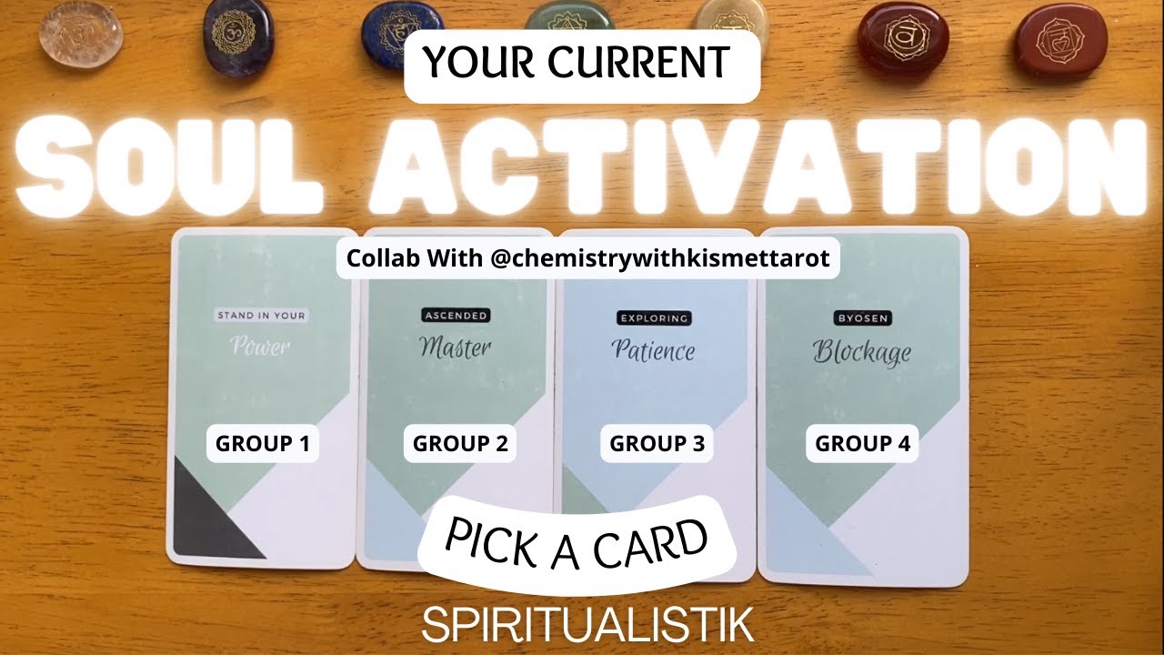 Your Current Soul Activation 🦋 ✨PICK A CARD✨ Collab @chemistrywithkismettarot As Above So Below