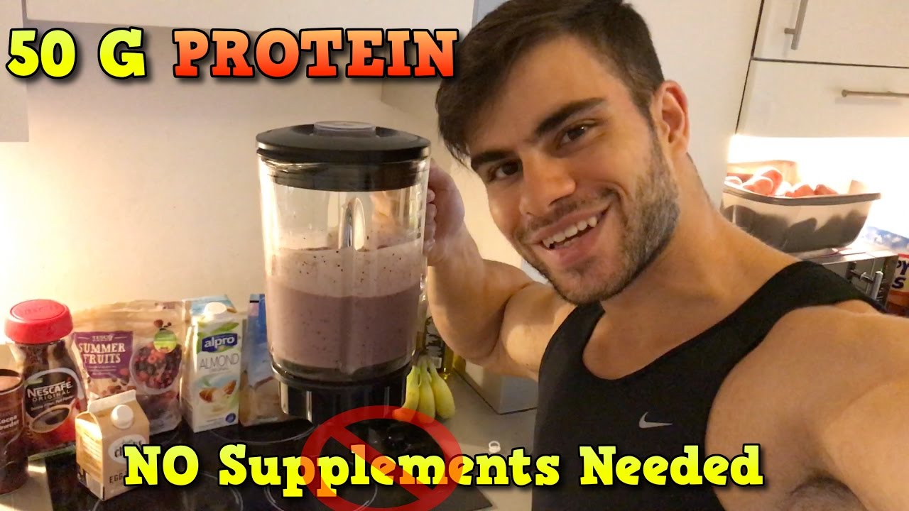 How To Make Your Own Mass Gainer Without Supplements! 50g+ Protein, 750 Calories