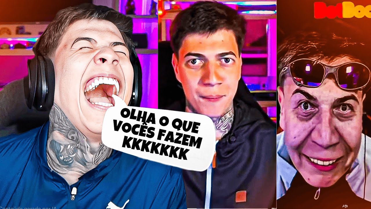 YURI22 REAGINDO: DESAFIO TENTE NÃO RIR KKKKKKKKK