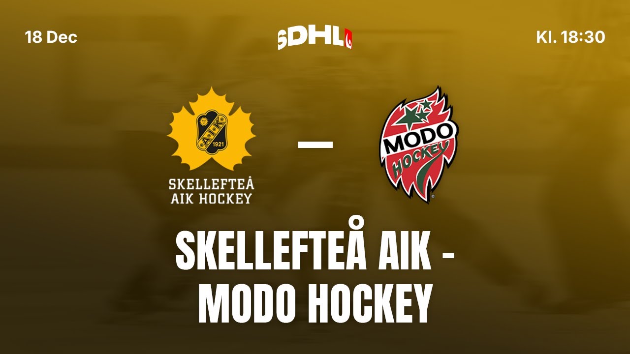 SDHL: Skellefte&aring; AIK - MoDo Hockey | Skellefte&aring; Kraft Arena | S&auml;song 25/26