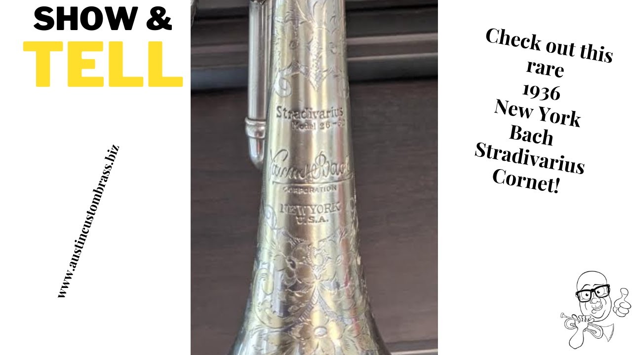 A  treasure from  the Swing era!   Check out this 1936 New York Bach Stradivarius Cornet (woah!)