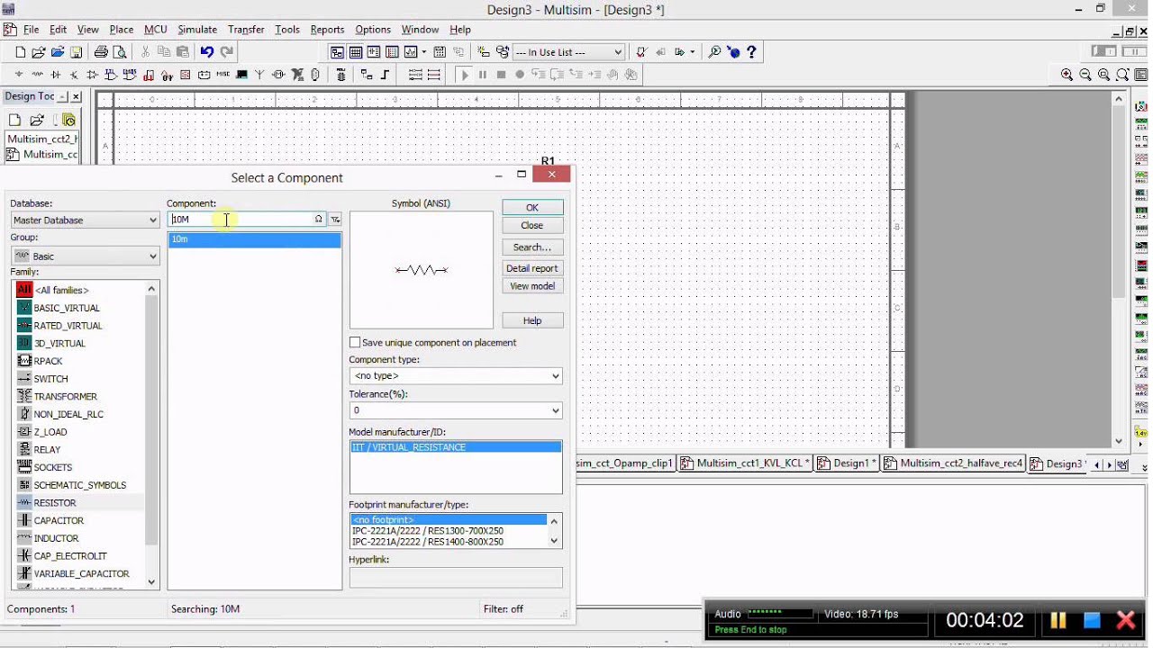 Tutorial 1: Introduction to Multisim