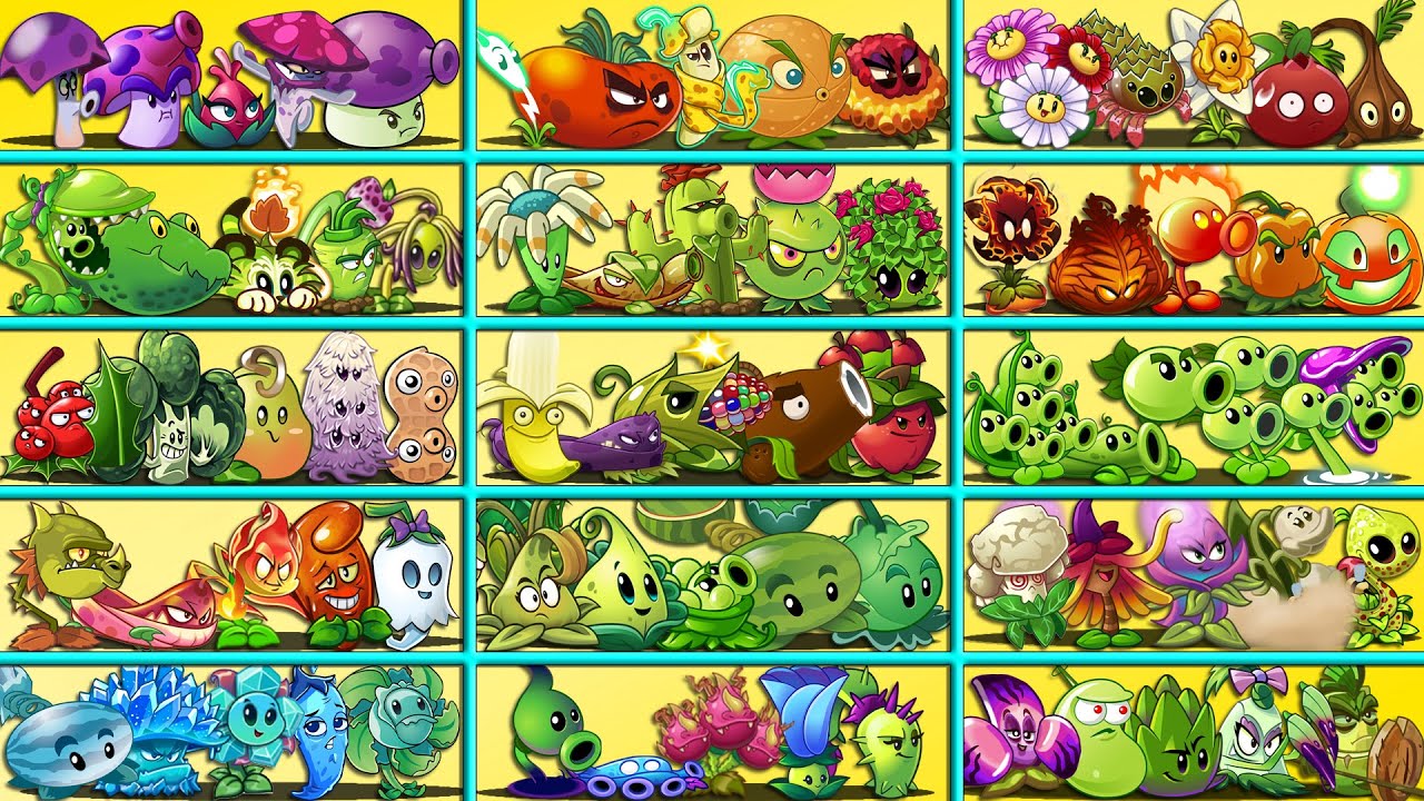 15 Team Plants vs All Zombies - Who Will Win? - PVZ 2 Teams Plant Battlez