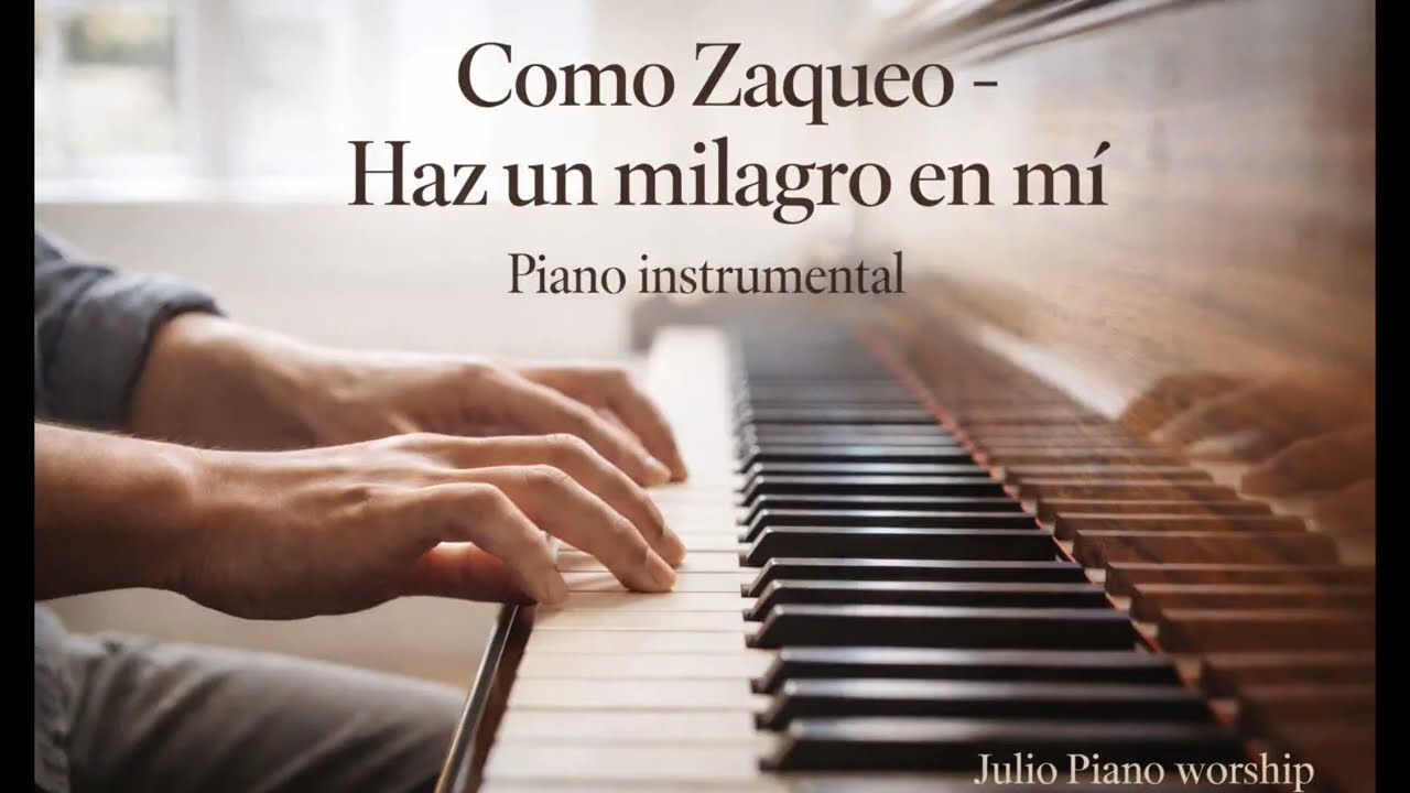 Como Zaqueo - ( Cover ) Pista Instrumental solo piano