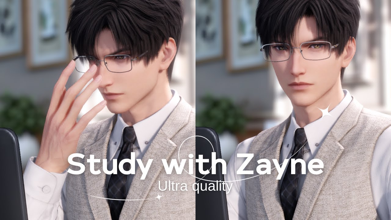 Study With Zayne | Work With Zayne | 30 Minutes | Quality Time | Ultra quality | Love and Deepspace