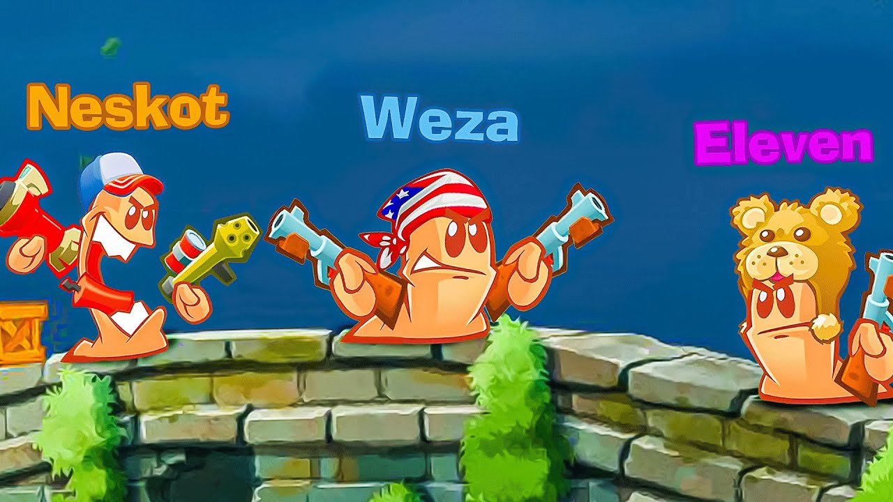 KOLEDZY CHCIELI MNIE ZNISZCZYĆ... PRZELICZYLI SIĘ! | Worms W.M.D. z @ElevenJedenastek, @Neskot89
