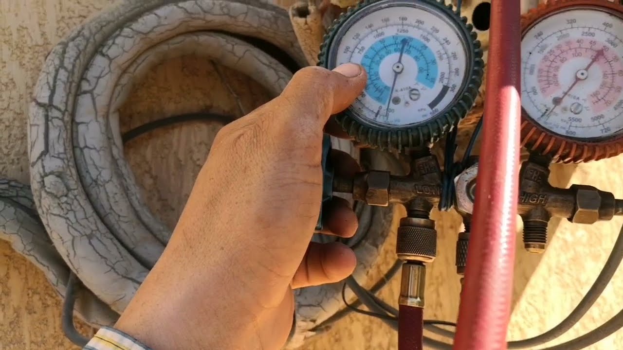 طريقة شحن التكييف الاسبليت