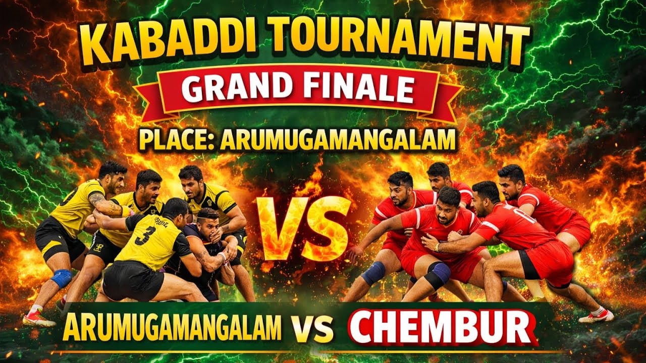 GRAND FINALE | ARUMUGAMANGALAM VS CHEMBUR | ARUMUGAMANGALAM | CHENDUR SPORTS LIVE
