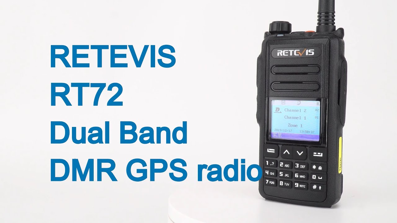 Retevis RT72, the dual band DMR radio