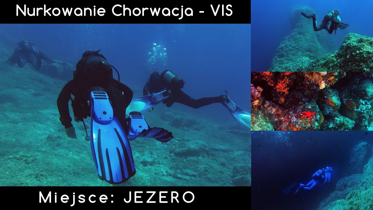 CHORWACJA wyspa VIS - nurkowanie w miejscu JEZERO