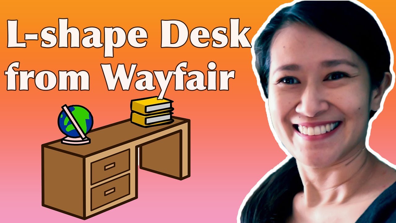 How to assemble Wayfair L-Shaped Desk | Unboxing and Assembling Wayfair Corner or L-Shape Desk 😊