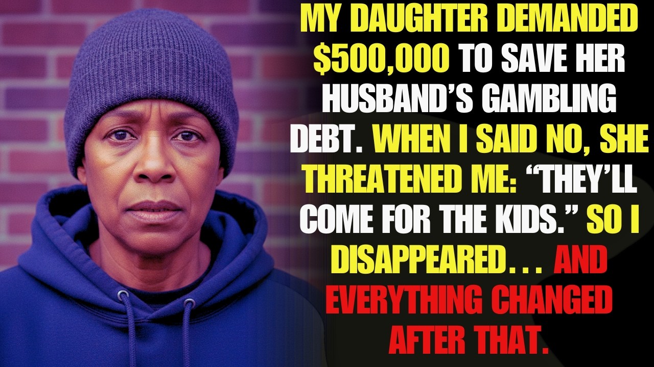 My Daughter Demanded $500,000 To Pay Her Husband’s Debt — I Chose Silence And Disappeared