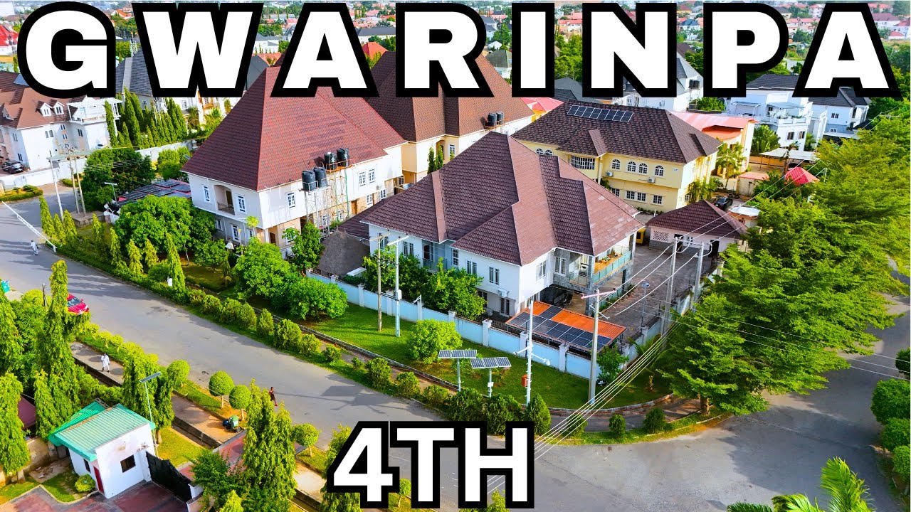 Gwarinpa Abuja Nigeria 4K Epic View | 4th Avenue Aerial Tour.